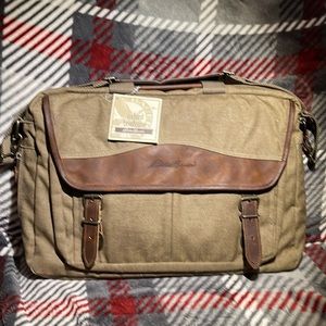 EDDIE BAUER VINTAGE OXFORD BRIEFCASE 💼 Era 1990-1996 RARE VHTF🔥
